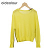 oldcolour宽松套头针织衫春秋季新款休闲短款上衣女O32052237 商品缩略图4