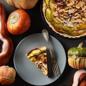 (整个)贝贝南瓜坚果派 (whole)BeiBei Pumpkin Nuts Pie