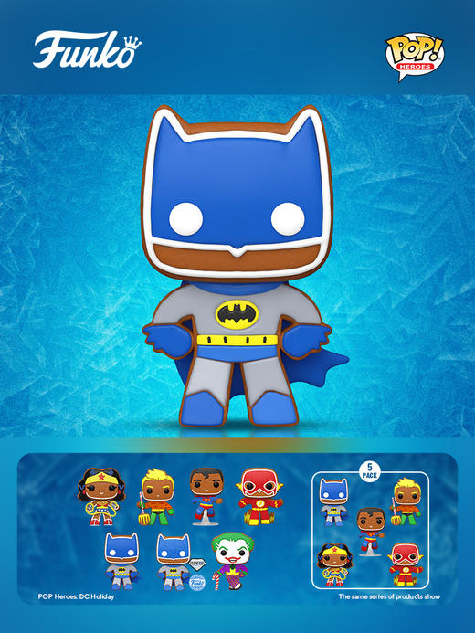 FunkoPOP Heroes DCBatman(GB)美漫 DC英雄假日POP公仔蝙蝠侠手办 64325 商品图1