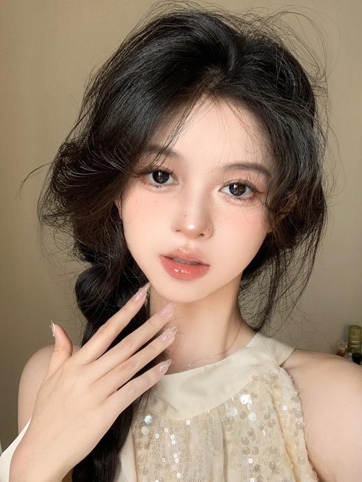 gugucon 无关雪夜 蓝 14.2mm 半年抛 含硅水凝胶 商品图1