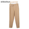 oldcolour高腰通勤休闲裤秋季新款直筒显瘦长款西装裤女O32073211 商品缩略图1