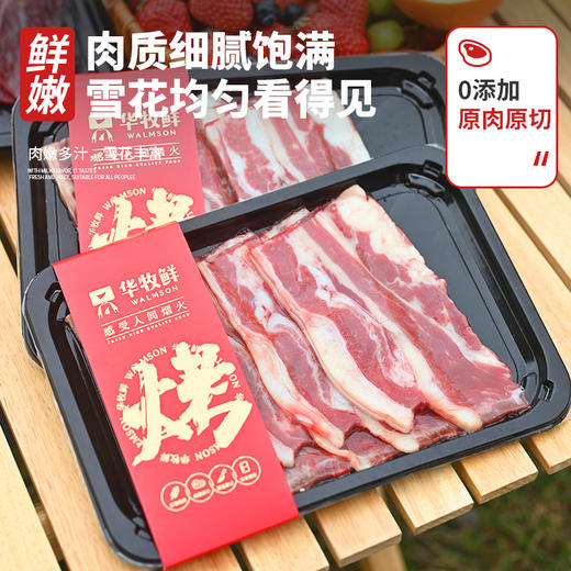 华牧鲜原切烤肉套餐 200g*5盒 限量300赠烧烤料+礼袋+华牧鲜围裙！ 商品图1