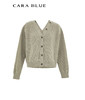 CARA BLUE针织V领开衫 商品缩略图3