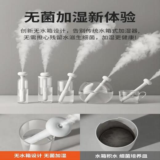 【小家电】几素甜甜圈加湿器(升级版-不可拆分版)（不带瓶）JT06-R HF 商品图4