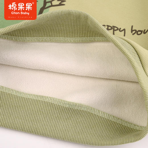 棉果果冬季新品男童圆领套头加绒卫衣M412180423674 商品图5