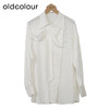 oldcolour简约通勤衬衫秋季新款设计感宽松长袖上衣女GO31063851 商品缩略图0
