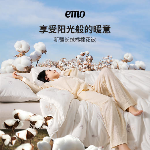 新疆长绒棉棉花被 | 优选新疆长绒棉绵软舒适 保暖性能好被窝速暖 铺棉工艺更蓬松轻盈不压身 A类安全标准温柔贴肤 被子 商品图4
