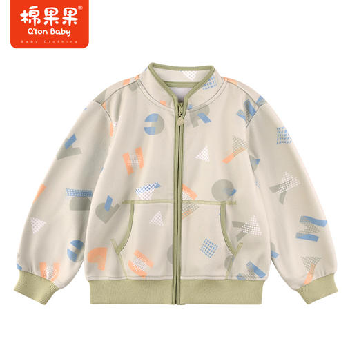 棉果果冬季新品男童5A抗菌摇粒绒短款外套M412100423670 商品图0