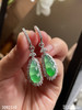 3092110，玻璃飘翠福豆耳坠。具体价格微信咨询 商品缩略图5