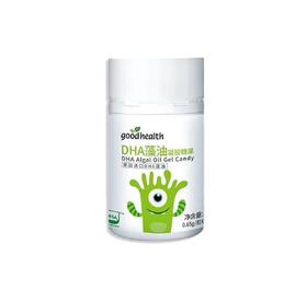 好健康goodhealth DHA藻油软胶囊 婴幼儿儿童学生成人孕妇可配合改善提高记忆力补脑食品使用 60粒/瓶-HJK-060061
