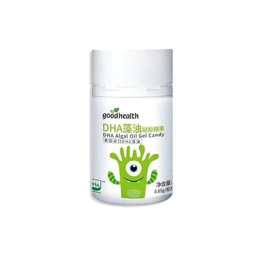 好健康goodhealth DHA藻油软胶囊 婴幼儿儿童学生成人孕妇可配合改善提高记忆力补脑食品使用 60粒/瓶-HJK-060061 商品图0