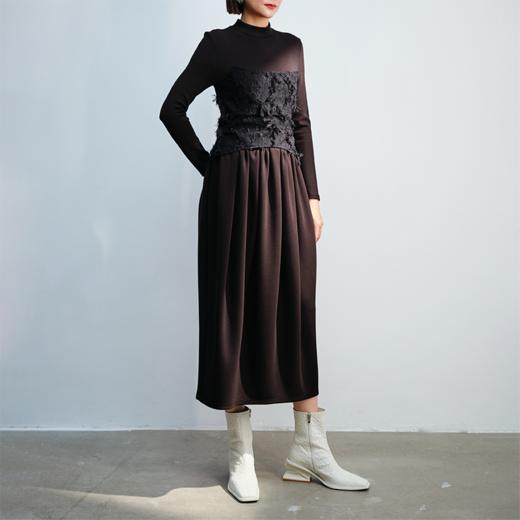 LIYIHAN 假两件拼接式连衣裙 Y233L06690 商品图1