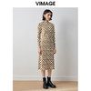 VIMAGE纬漫纪冬季新款气质修身显瘦高腰半身裙V2006625 商品缩略图1
