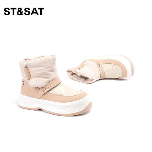 星期六保暖加绒羽绒厚底雪地靴SS3411A627 商品图5