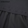 oldcolour长袖针织连衣裙秋季新款A字宽松圆领中长裙女O32106219 商品缩略图4