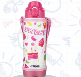 虎牌 儿童保温杯 MBO-A05C-WP-白色 500mL