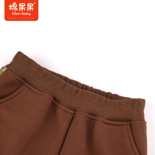 棉果果冬季新品男童针织加绒长裤M412200423681 商品图2