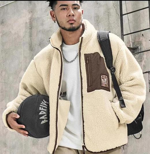 二店李宁: 男款毛毛外套 商品图0