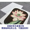 【大彩图】李晓明工笔画白描底稿宫扇《泽艳红芝花》荷花临摹勾线花鸟线稿K077 商品缩略图3
