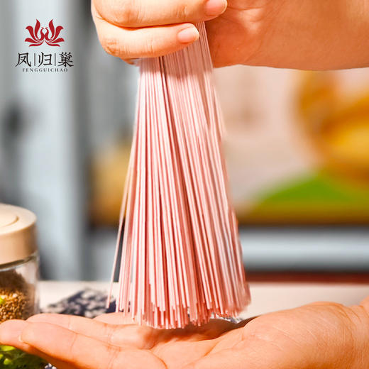 凤归巢有机龙须细面300g/盒（火龙果味、紫薯味、南瓜味、秋葵味、原味5种口味）汤面拌面 商品图2