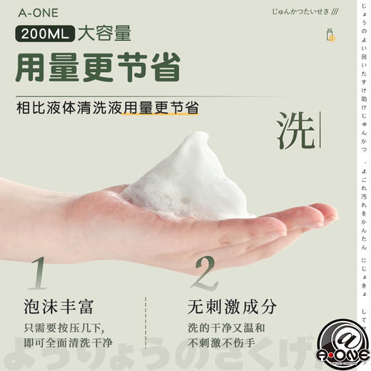 【泡沫清洗液！！】A-ONE 泡沫清洁清洗液200Ml器具类专用清洁 商品图2