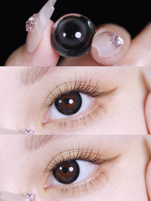 gugucon日抛  黑牛奶 / 热红酒 巧 14.4mm 日抛无售后！！ 非离子 商品图1