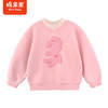 棉果果冬季新品女童半高领套头加绒卫衣M422180423621 商品缩略图1