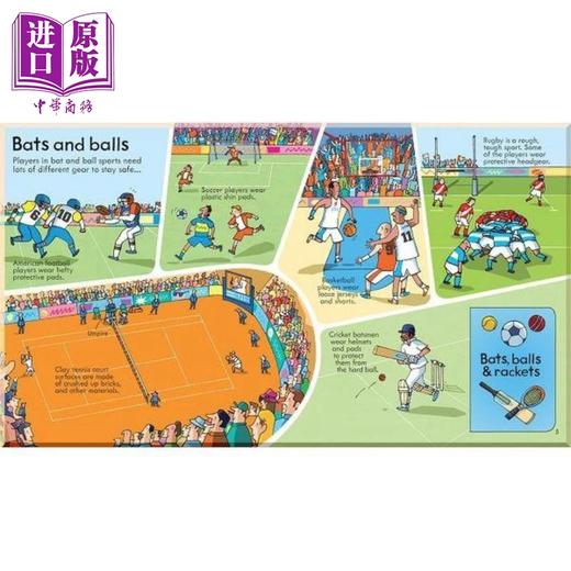 【中商原版】尤斯伯恩看里面低幼系列 揭秘运动会 Usborne Look Inside Sports 英文原版 儿童科普 百科绘本 精装进口儿童读物 商品图2