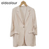 oldcolour休闲简约西装秋季新款宽松气质薄款外套女GO31048850 商品缩略图2