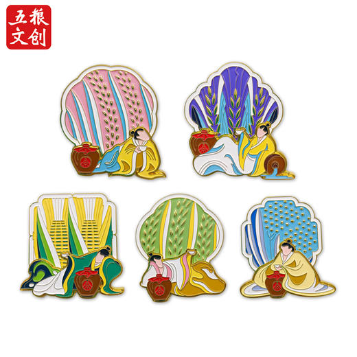 和美五粮系列冰箱贴组合装（5个）*1套 商品图0