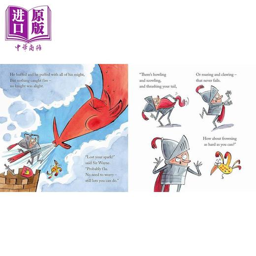 【中商原版】喷火龙系列 Dragon With The Blazing Bott 英文原版 儿童绘本故事图画书 搞笑故事书儿童读物 进口童书3-6岁 商品图2