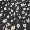 oldcolour黑色碎花连衣裙秋季新款高腰显瘦方领长裙女GO31102842 商品缩略图2