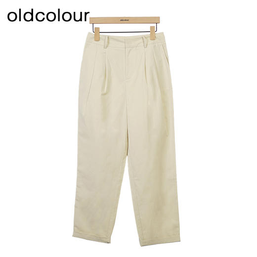 oldcolour高腰直筒休闲裤秋季新款百搭宽松日系长裤女GO31073889 商品图0