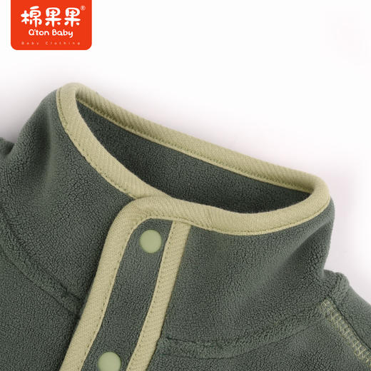 棉果果冬季新品男童5A抗菌双面绒夹克M412100423675 商品图3