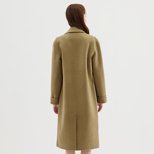 EITIE爱特爱冬季新款气质羊毛中长款显瘦大气毛呢大衣7214930 商品图4
