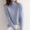 【2023秋冬新款】气质日系简约高领 软糯修身显瘦 秋冬新款休闲百搭长袖针织衫 时尚好穿搭 商品缩略图0