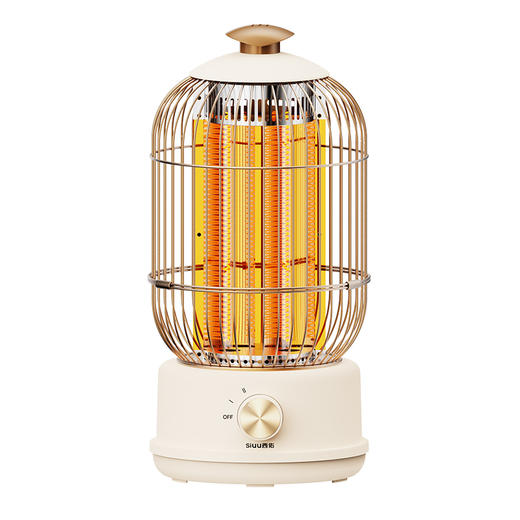 西佑（工厂直发/两色可选）取暖器速热复古鸟笼碳纤维远红外带香薰多档轻音烤火炉 商品图10