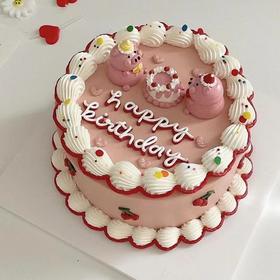 粉红手绘小猪猪 | 昔果