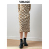 VIMAGE纬漫纪冬季新款气质修身显瘦高腰半身裙V2006625 商品缩略图3