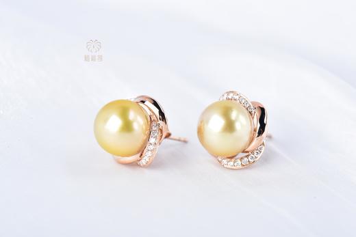 【小确幸】四叶花珍珠耳钉    ZZ12306071 商品图4