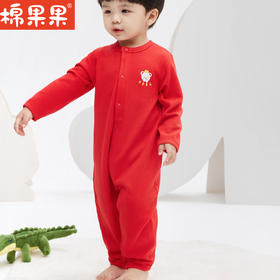 棉果果冬季新品内衣家居5A抗菌对开连体衣M501722423702