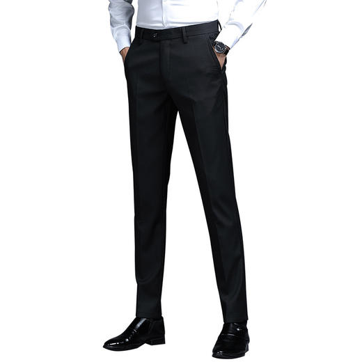 ALBB-西裤男商务正装裤子坠感休闲西装裤直筒长裤男士四季（厚薄两款） 商品图4