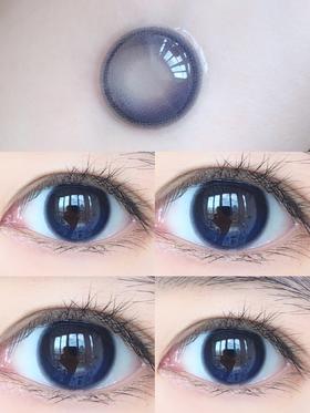 gugucon 无关雪夜 蓝 14.2mm 半年抛 含硅水凝胶