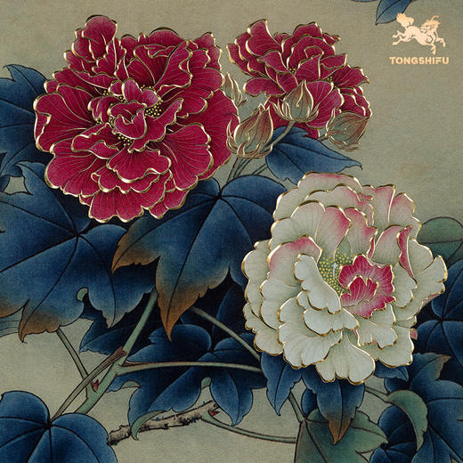 铜师傅 手工錾刻 铜雕画《芙蓉芭蕉》客厅玄关沙发背景墙装饰画 商品图4