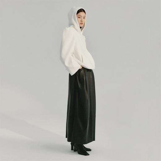 LIYIHAN 超大袖廓形白色卫衣 Y233S06201 商品图1