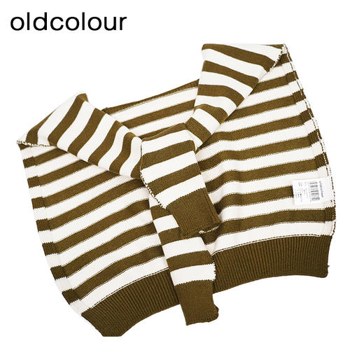 oldcolour高腰显瘦衬衫裙秋季新款A字显瘦披肩连衣裙女GO31103020 商品图3