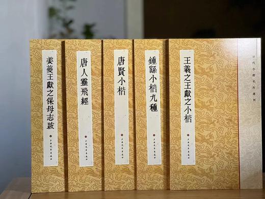 《历代小楷名作选刊》（一函十册），王羲之钟繇等书，16开，平装，上海书画出版社2011年初版，目前印次不论。定价248，售价122元 商品图2