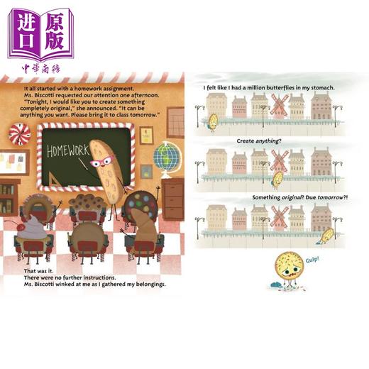 【中商原版】食物家族 聪明曲奇饼 Jory John The Smart Cookie英文原版 儿童绘本故事图画书 亲子童书 幽默故事 进口 4岁以上 商品图3