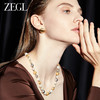 ZEGL法式秋冬人造珍珠项链毛衣链女长款轻奢小众高级感气质锁骨链 商品缩略图2