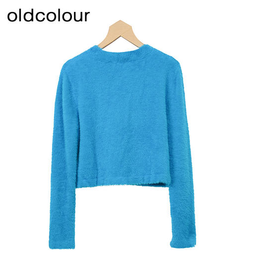oldcolour慵懒气质针织短外套秋季新款温柔开衫上衣女O34053411 商品图2